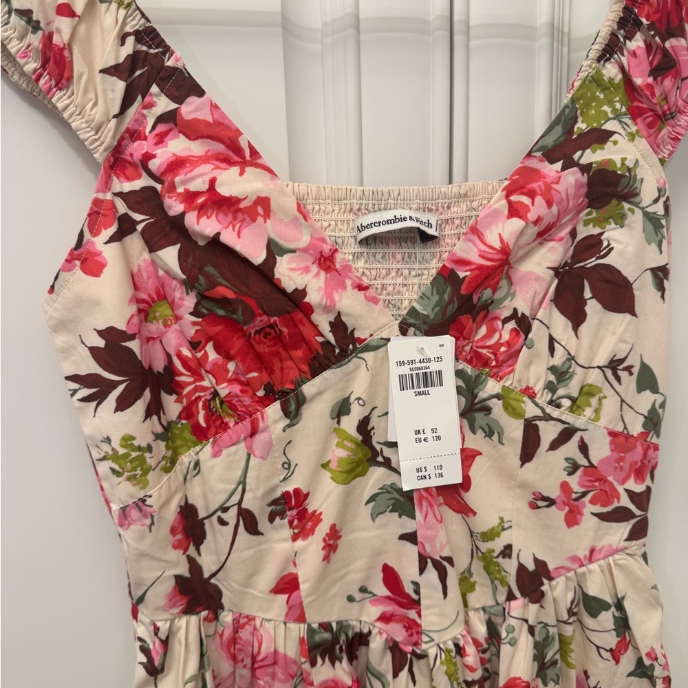Floral Print Midi Dress - Picture 3 of 5